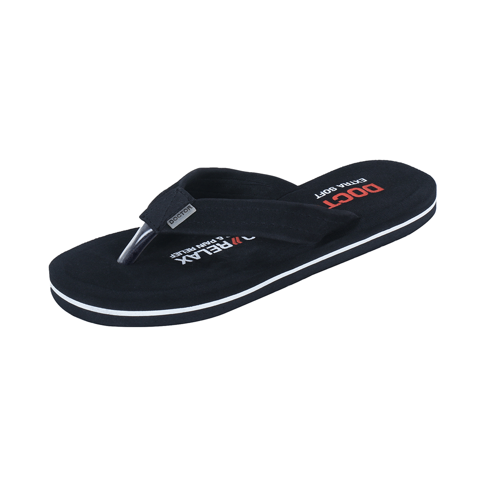 Doctor Extra Soft D 15 House Slipper for Women's Black 7 - Image 6