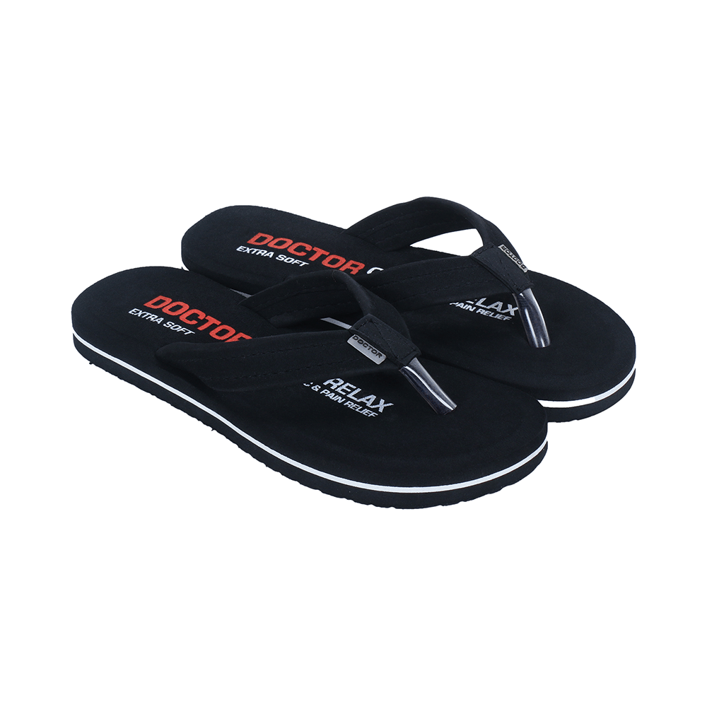 Doctor Extra Soft D 15 House Slipper for Women's Black 7 - Image 4