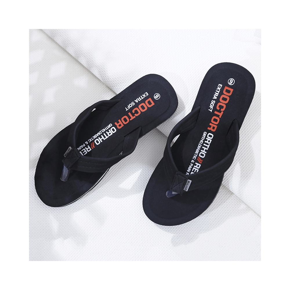 Doctor Extra Soft D 15 House Slipper for Women's Black 7 - Image 3