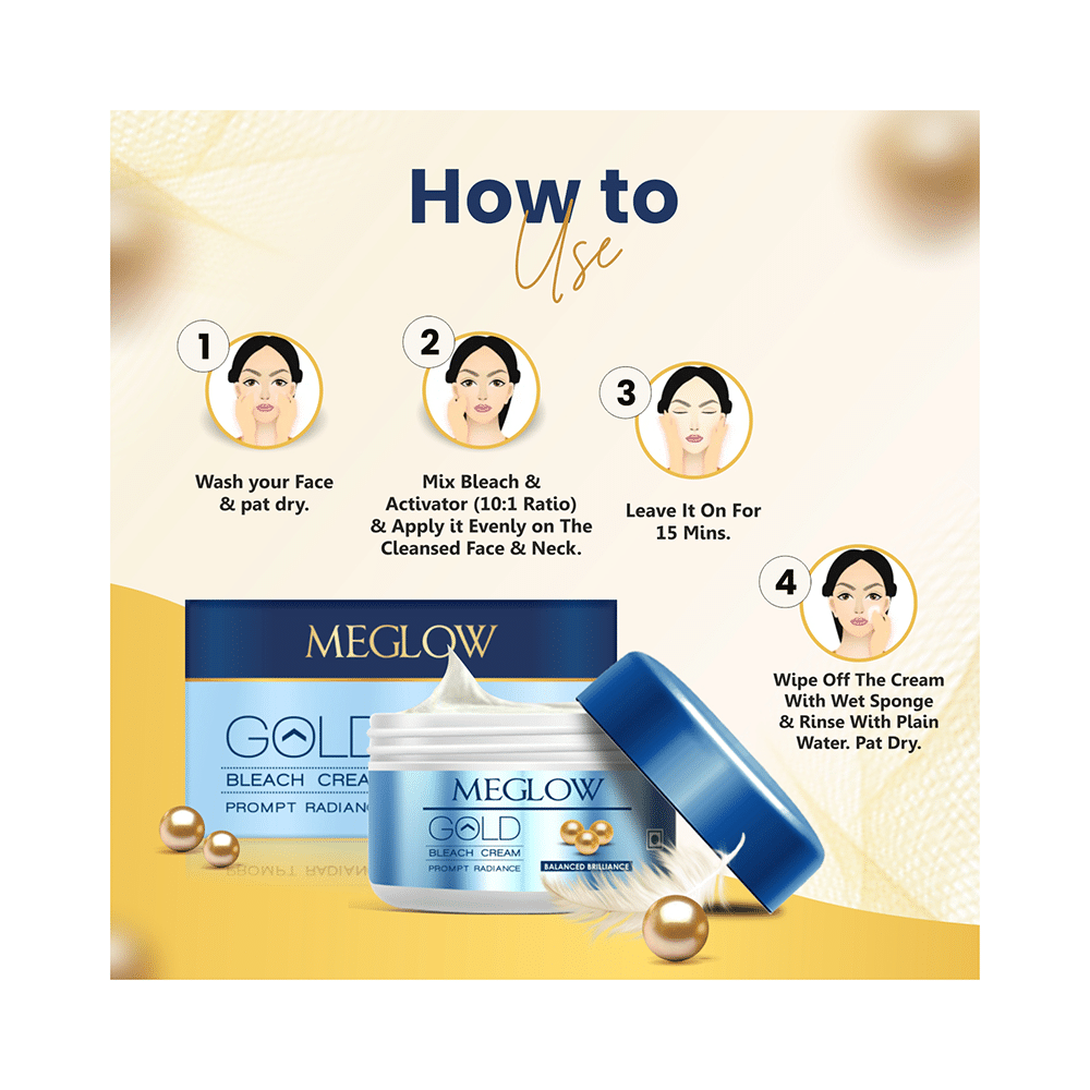 Meglow Gold Bleach Cream - Image 6
