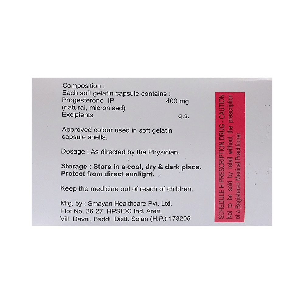 Prepgest-Ron 400 Soft Gelatin Capsule - Image 2