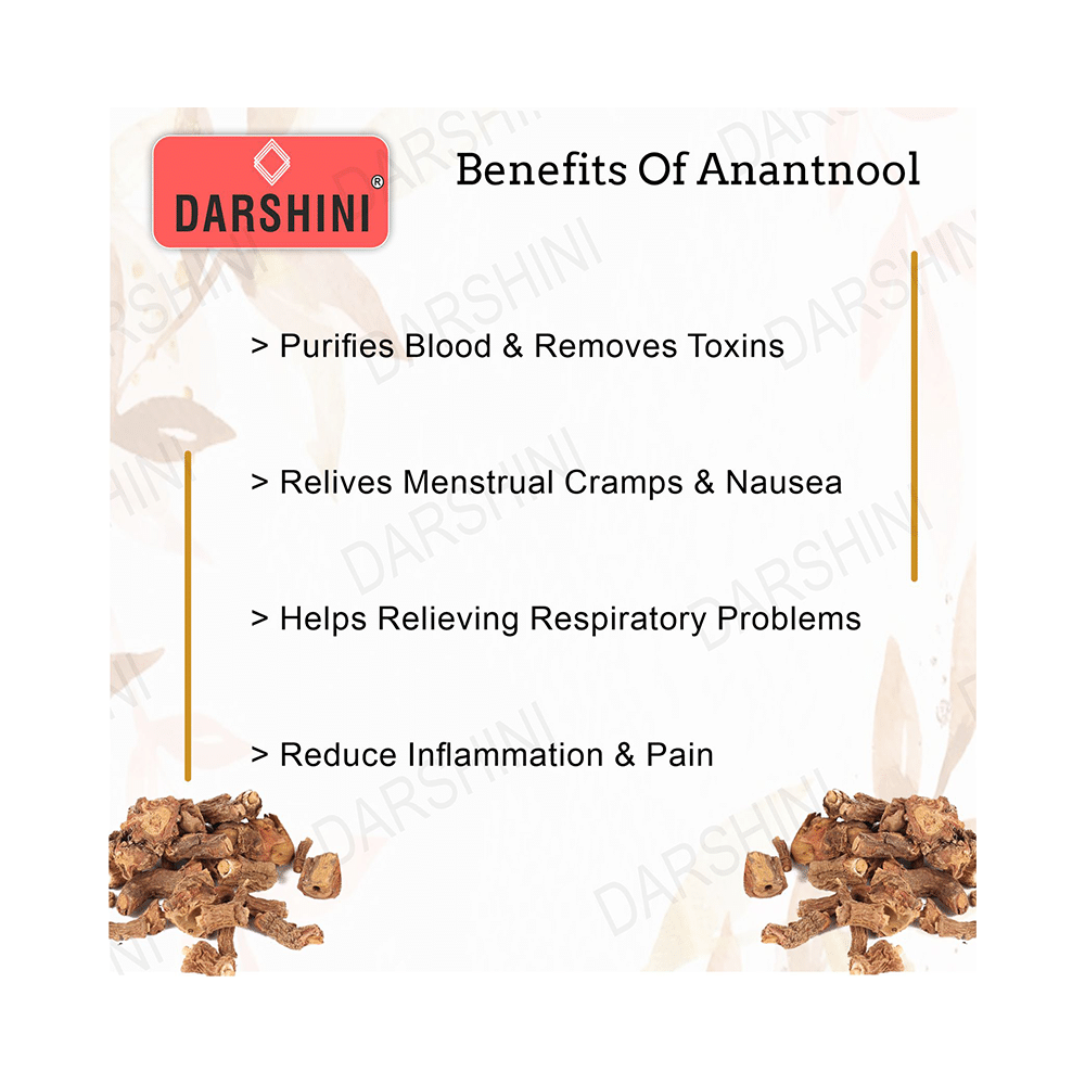 Darshini Anantmool / Anantmul / Indian Sarasaparilla / Hemidesmus Indicus Powder - Image 6