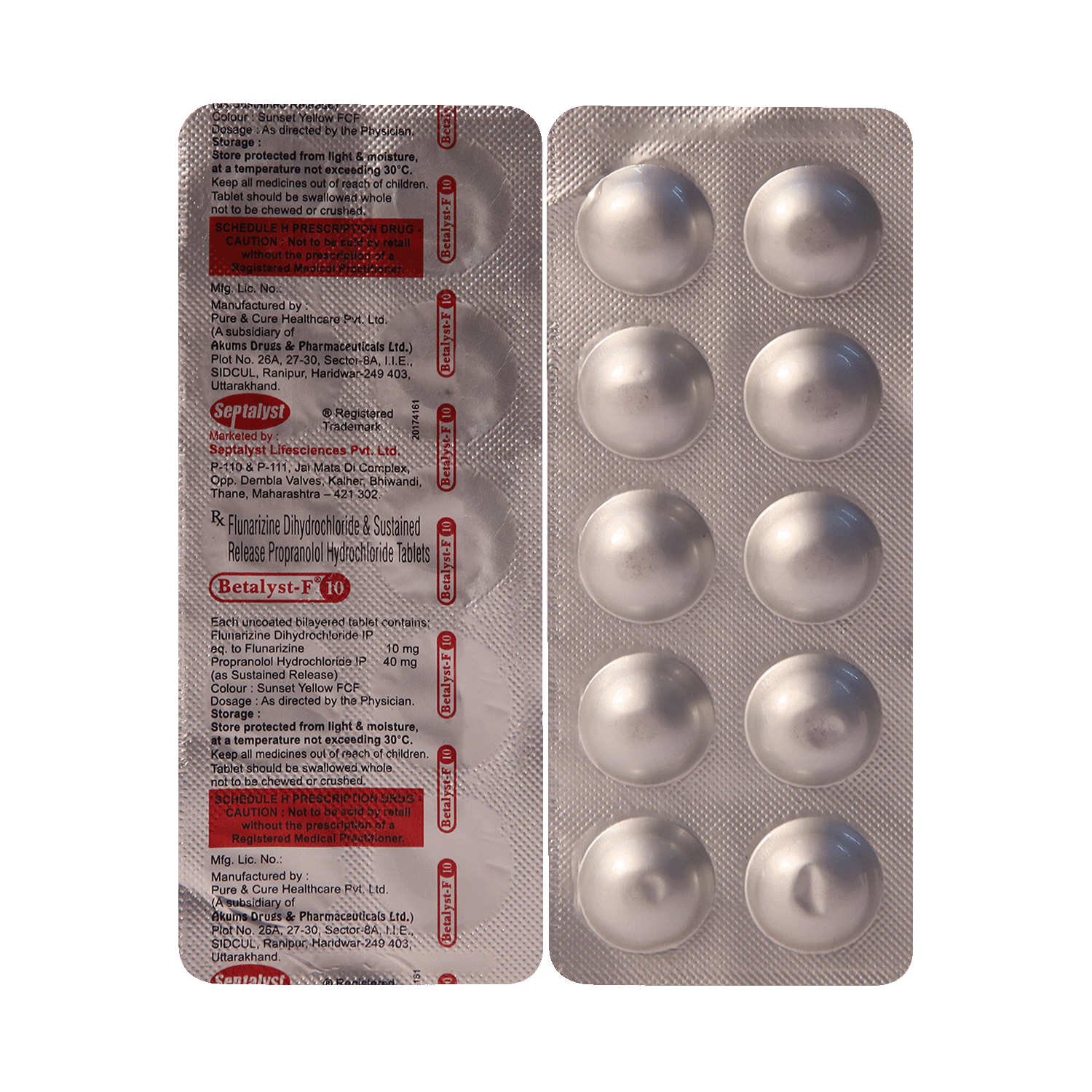 Betalyst F 40mg/10mg Tablet SR - Image 1
