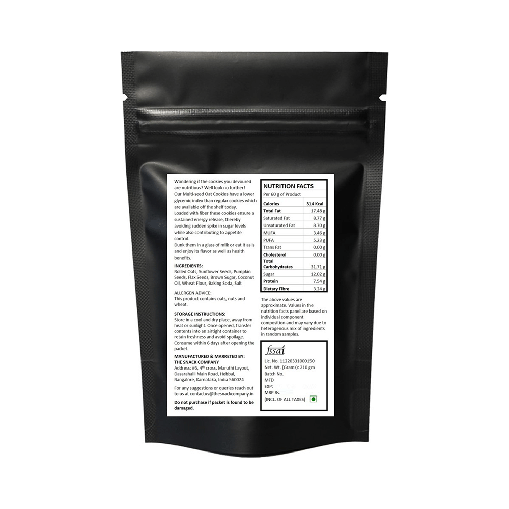 The Snack Company Multi-Seed Oat Cookie - Image 4