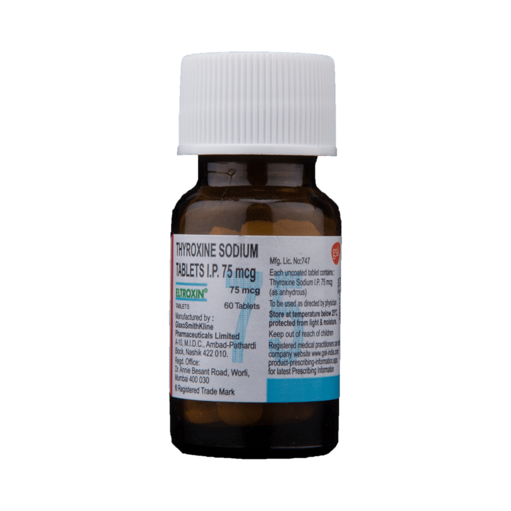 Eltroxin 75mcg Tablet - Image 1