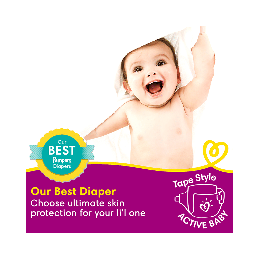 Pampers Taped Active Baby Diaper Large - Image 3