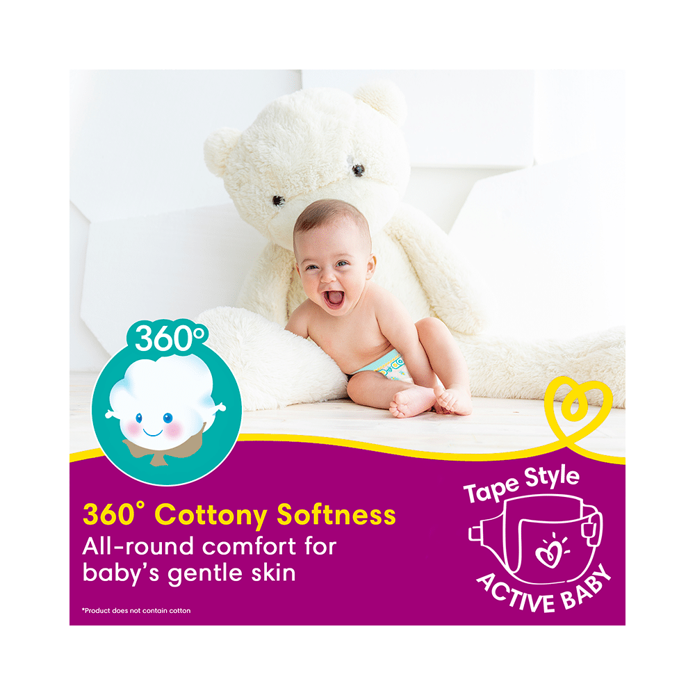 Pampers Taped Active Baby Diaper Large - Image 5