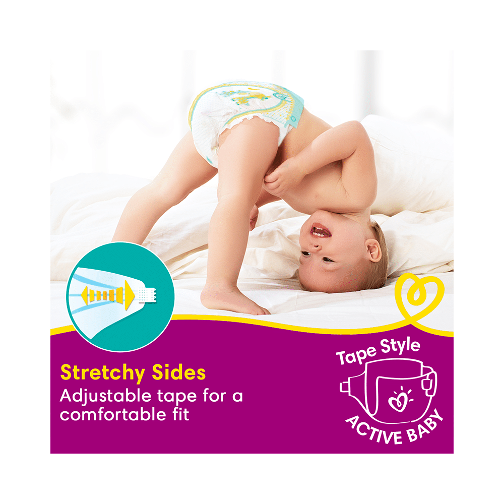 Pampers Taped Active Baby Diaper Large - Image 9