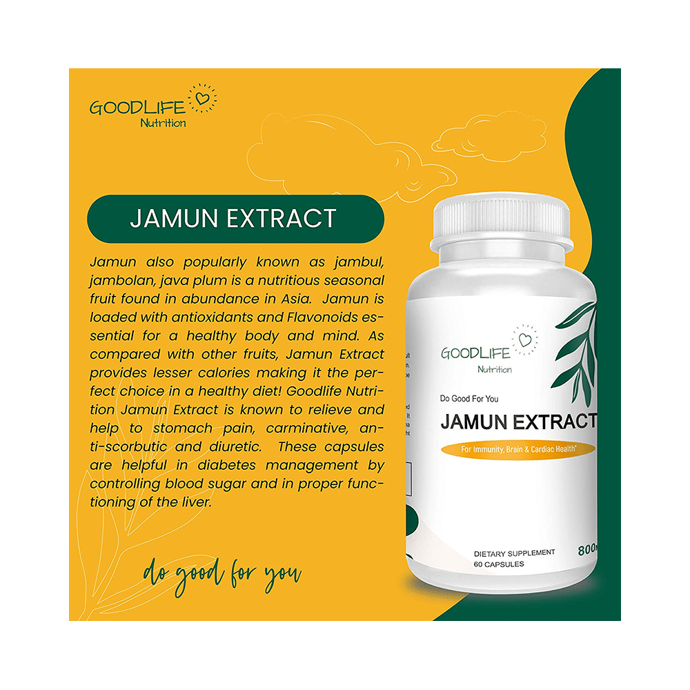 Goodlife Nutrition Jamun Extract Capsule - Image 6