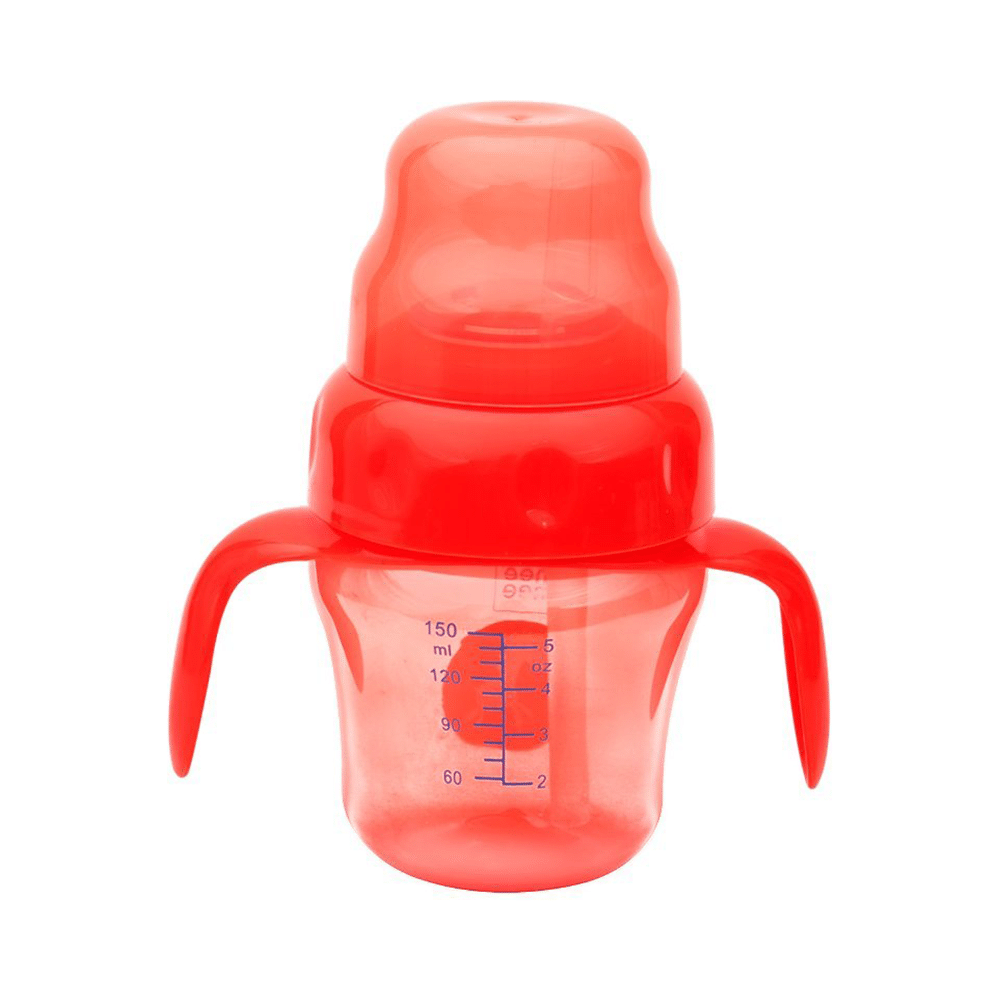 Mee Mee 2 in 1 Spout and Straw Sipper Cup Red - Image 3