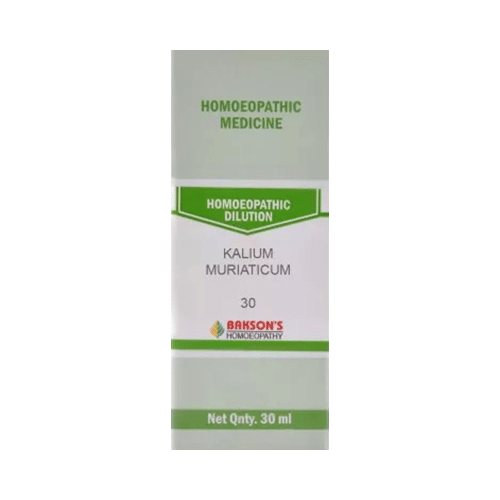 Bakson's Homeopathy Kalium Muriaticum Dilution 30