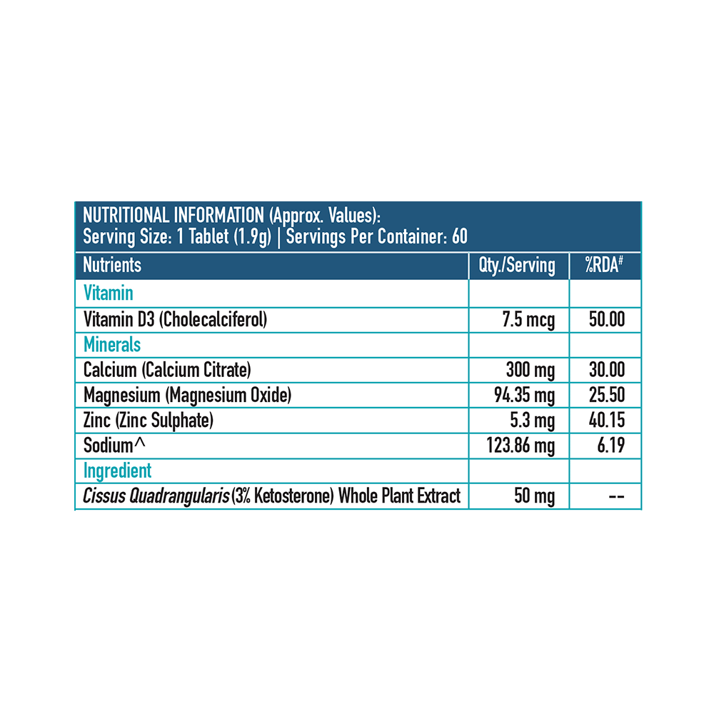 Healthkart HK Vitals Calcium + Magnesium + Zinc | With Vitamin D for Bones & Muscles | Tablet - Image 4
