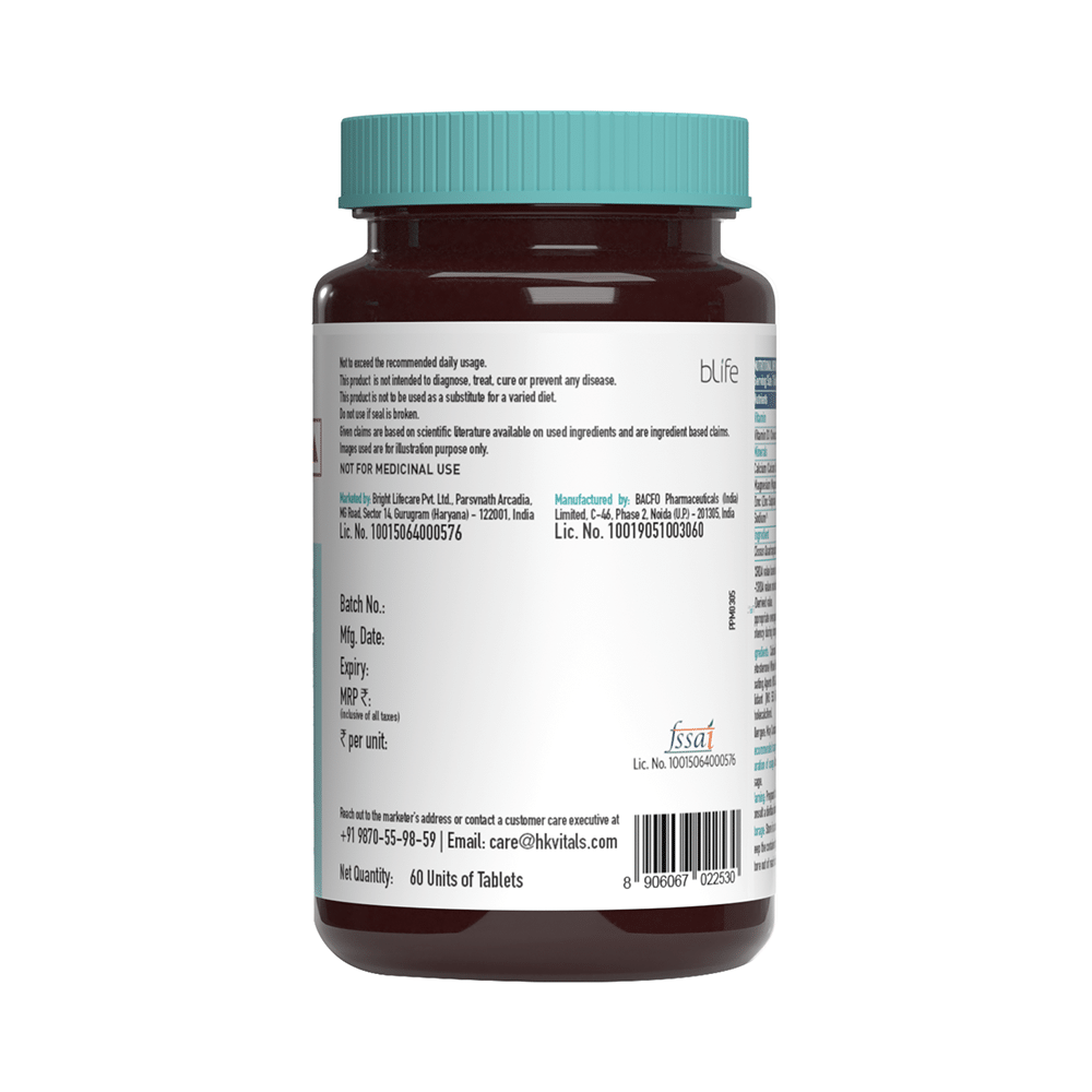 Healthkart HK Vitals Calcium + Magnesium + Zinc | With Vitamin D for Bones & Muscles | Tablet - Image 2