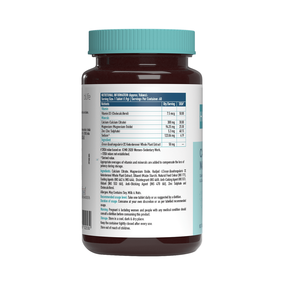 Healthkart HK Vitals Calcium + Magnesium + Zinc | With Vitamin D for Bones & Muscles | Tablet - Image 5