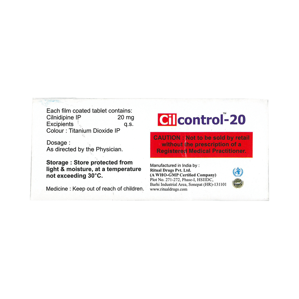 Cilcontrol 20 Tablet - Image 2