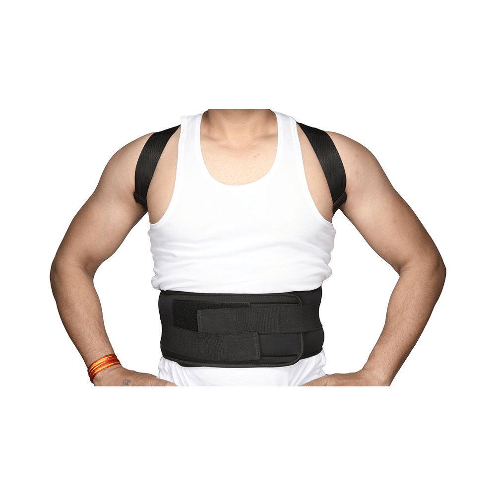 Pro Healthcare Body Posture Corrector Belt Black - Image 1
