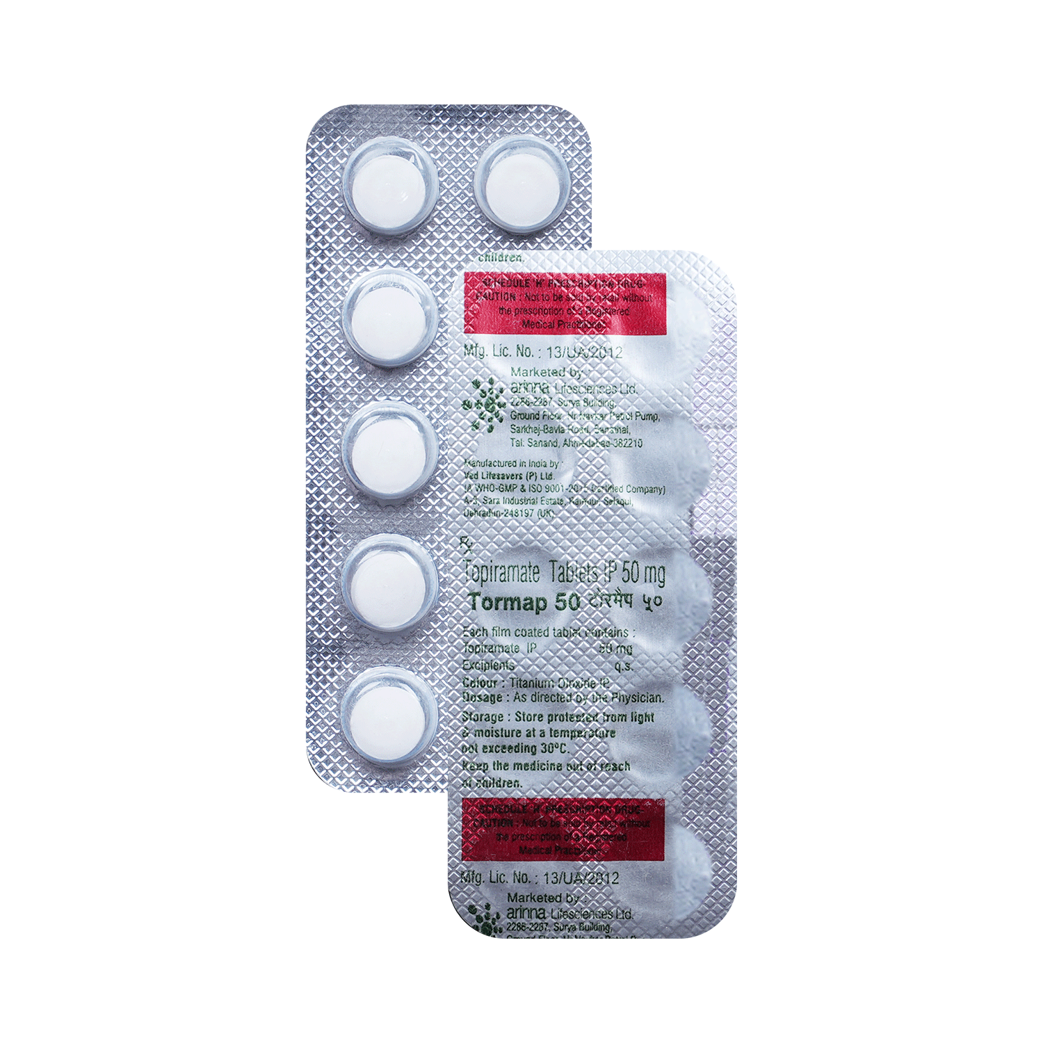 Tormap 50mg Tablet