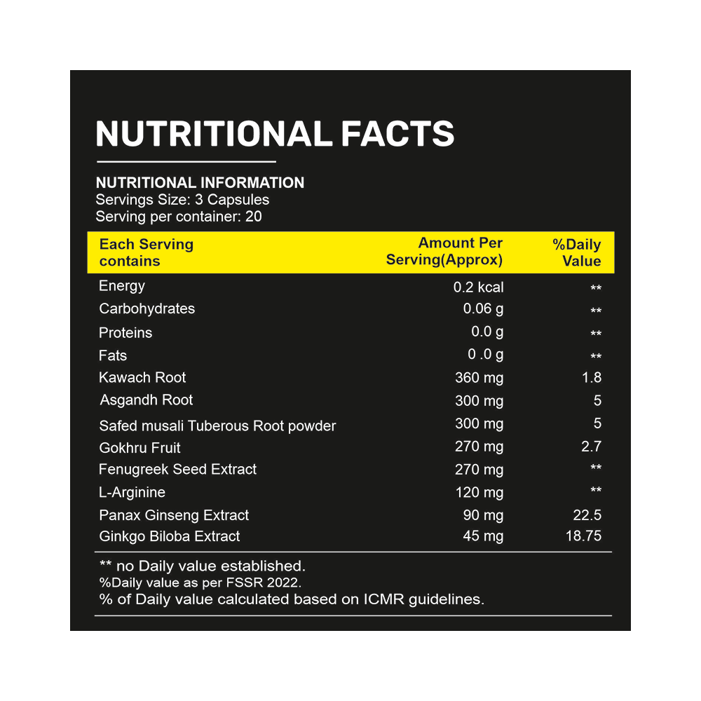HealthVit Testosterone Booster Capsule | Supports Muscle Growth, Energy, Focus & Strength - Image 6