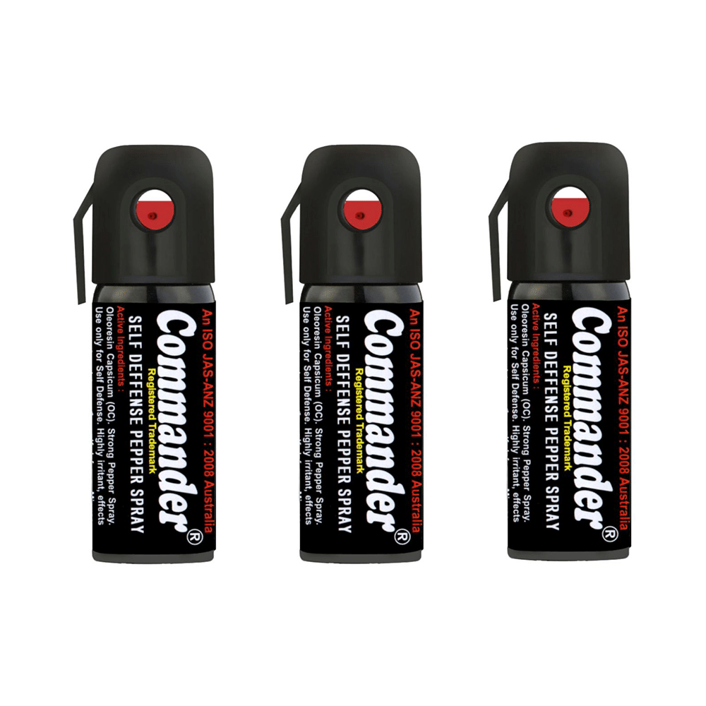 Commander Self Defense Pepper Spray (55ml Each) - Image 1