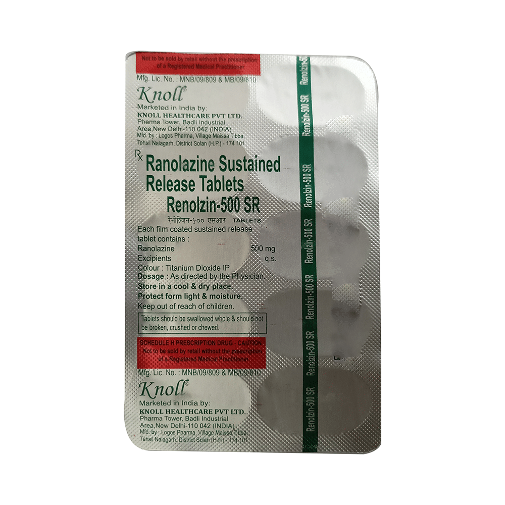 Renolzin 500 SR Tablet - Image 3