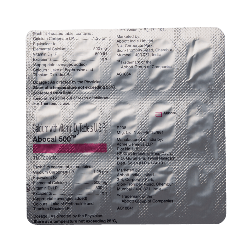 Abocal 500 Tablet - Image 5