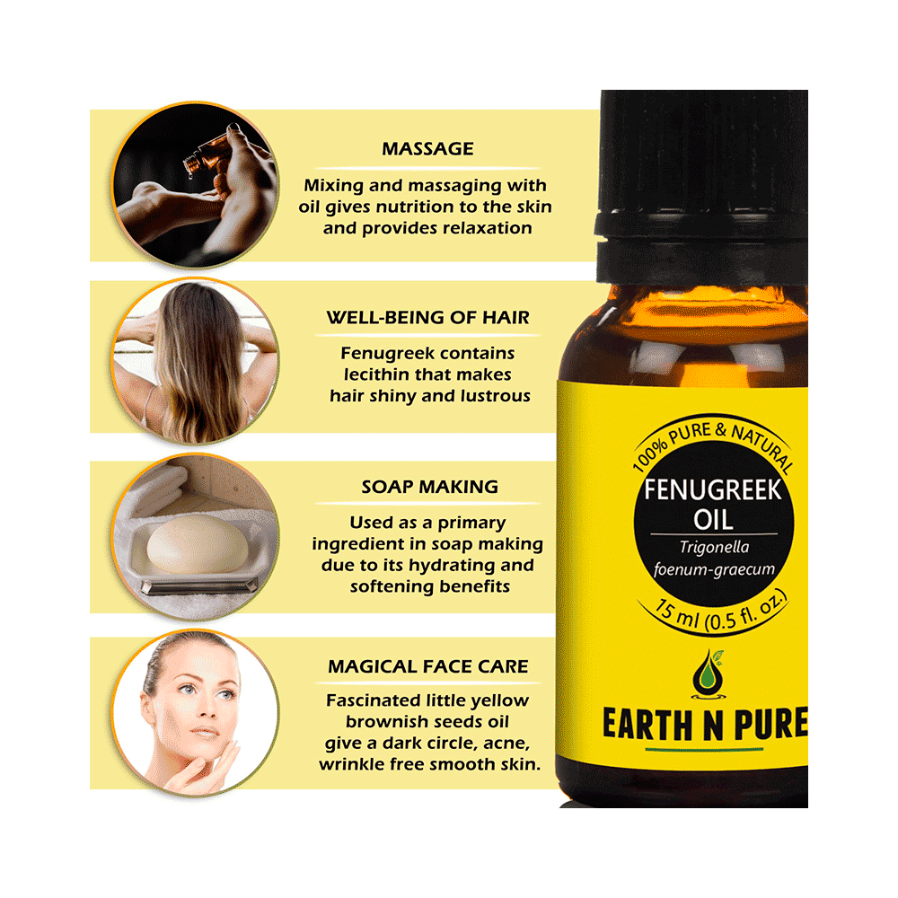Earth N Pure Fenugreek Essential Oil - Image 4