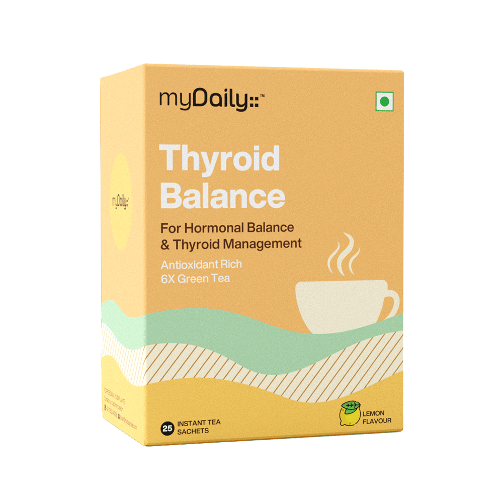 myDaily Thyroid  Balance for Hormonal  Balance and Thyroid Management (2.75gm Each) Lemon - Image 1