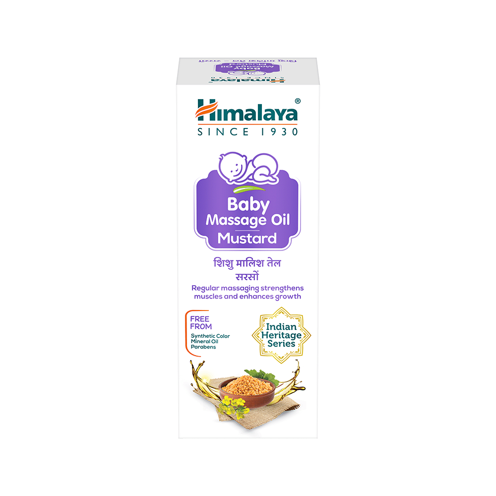 Himalaya Baby Massage Oil Mustard - Image 1