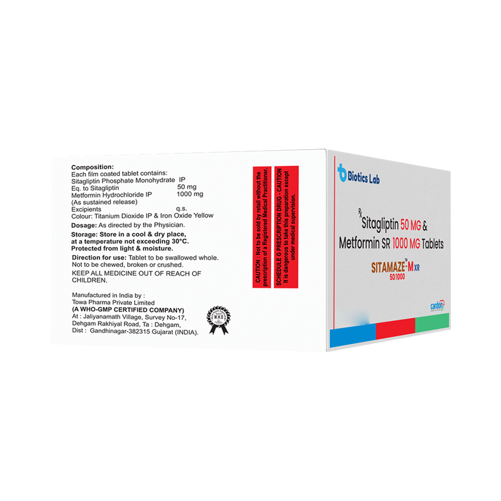Sitamaze M XR 50/1000 Tablet - Image 2