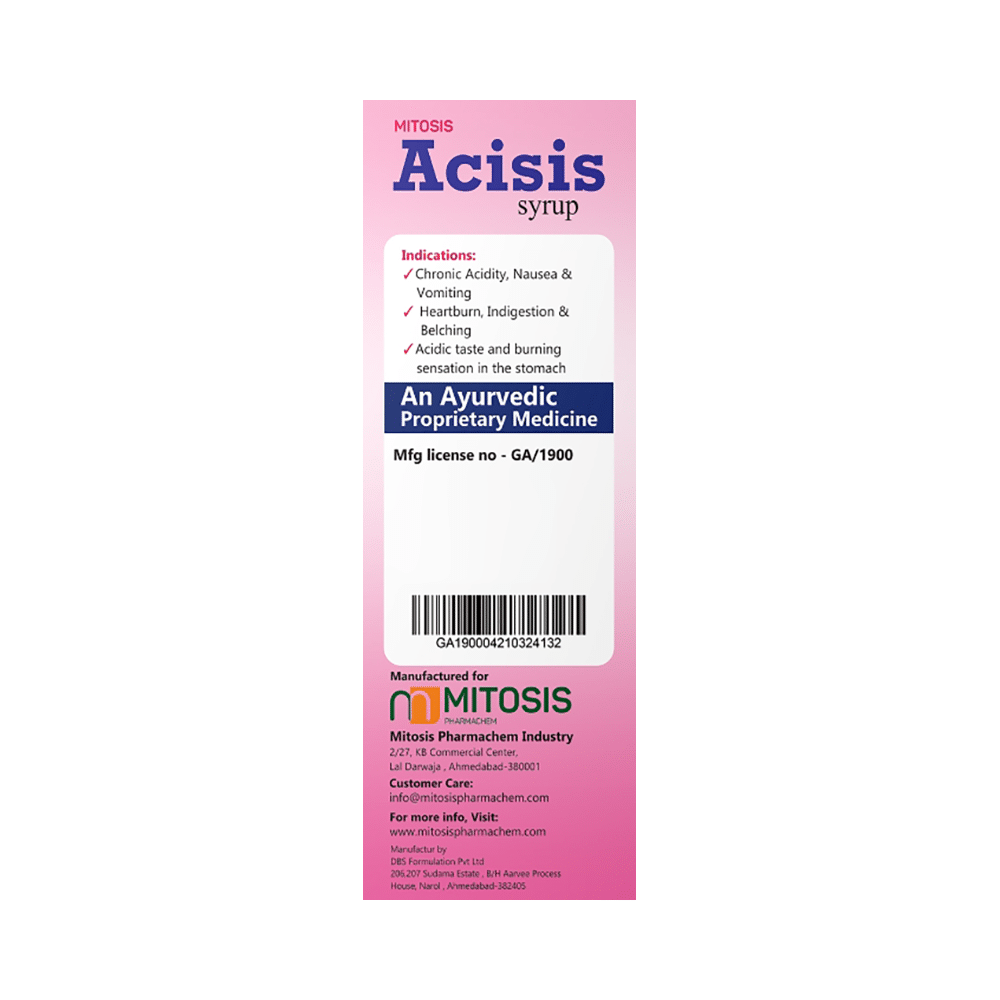 Mitosis Pharmachem Acisis Syrup - Image 2