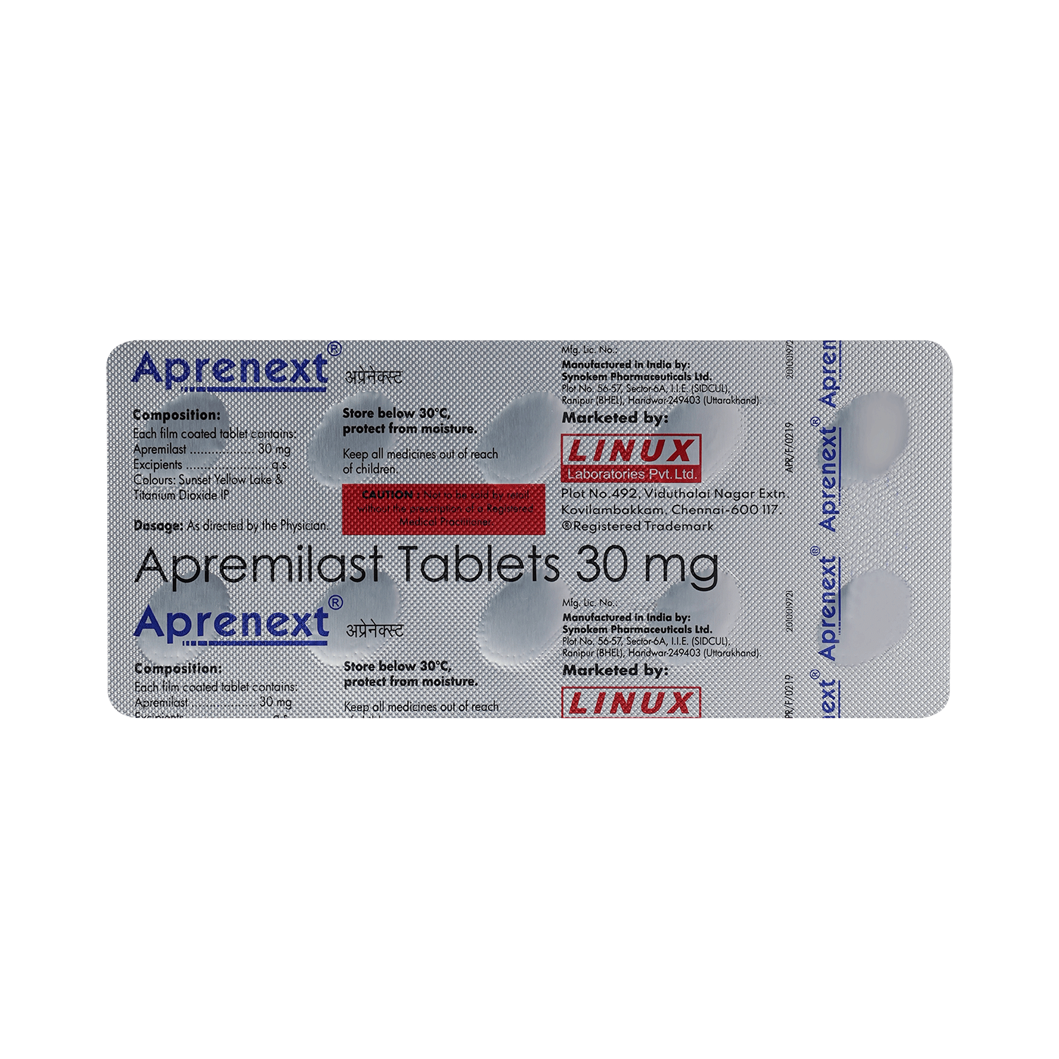 Aprenext 30mg Tablet - Image 5