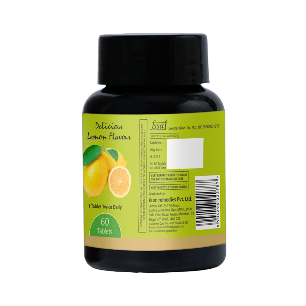 Qcee 500mg Chewable Tablet Grapefruit Flavour (60 Each) - Image 2