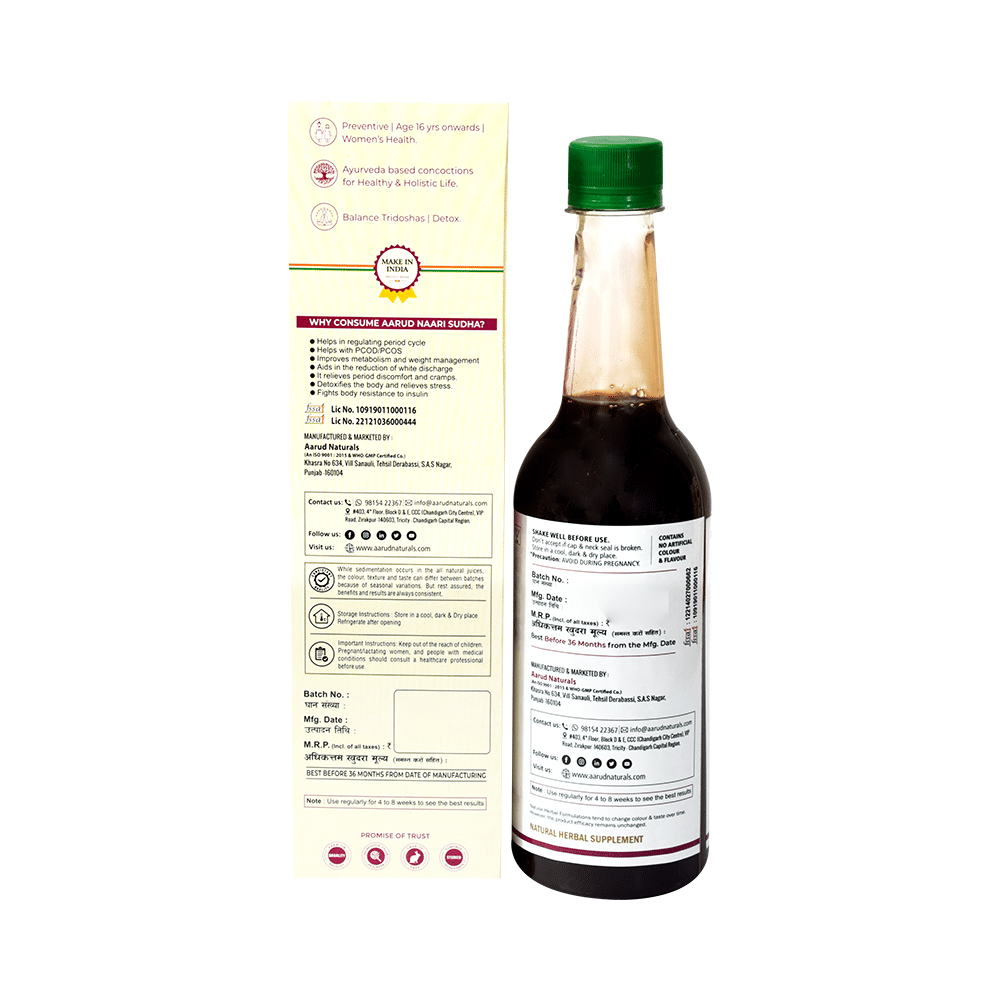 Aarud Naturals Naari Sudha Syrup - Image 3