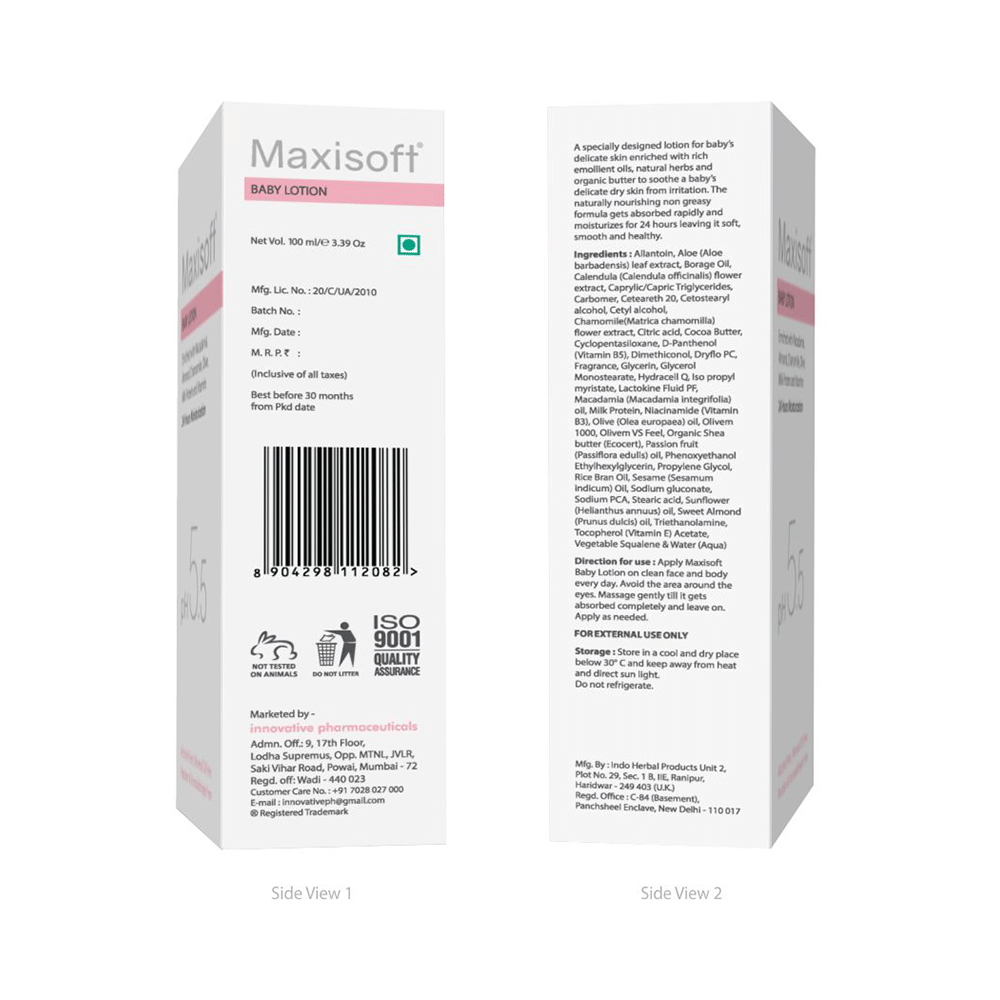 Maxisoft Baby Lotion (100ml Each) - Image 3