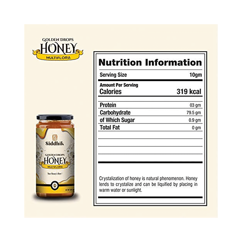 Siddhik Golden Drops Honey Multiflora (325gm Each) - Image 2
