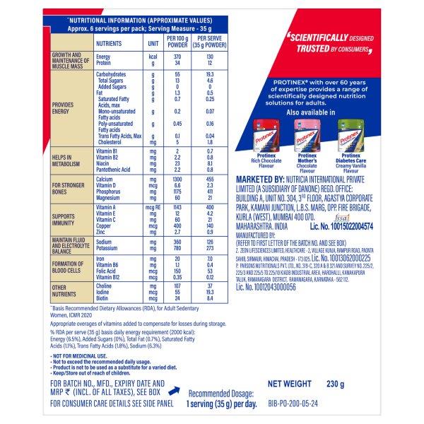 Protinex Creamy Vanilla Flavour Nutrition Powder Refill - Image 2