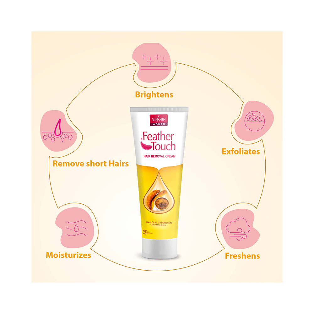 Vi-John Feather Touch Hair Removal Cream Haldi & Chandan - Image 7