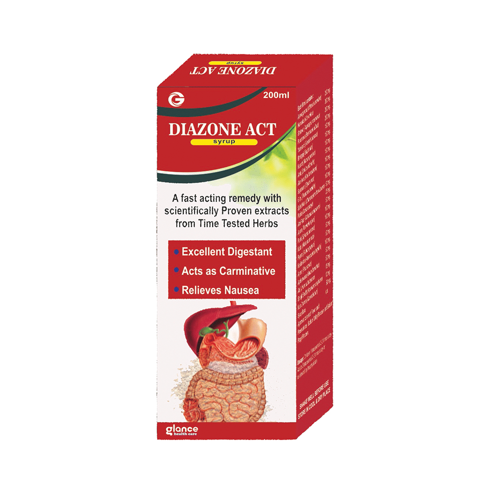 Glance Healthcare Diazone Act Syrup - Image 1