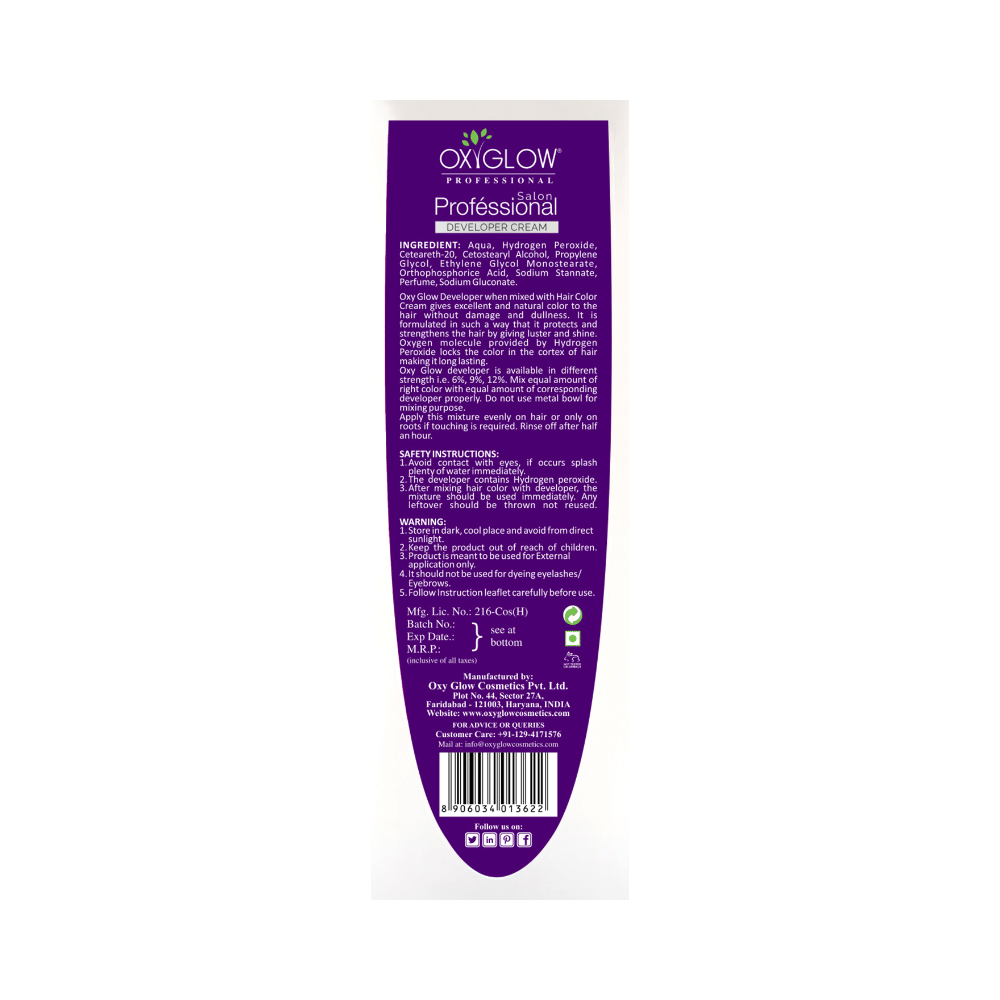 Oxyglow Herbals Developer 9% Cream - Image 3