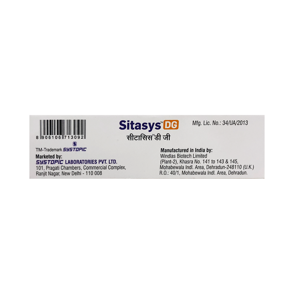 Sitasys DG 10mg/100mg Tablet - Image 3