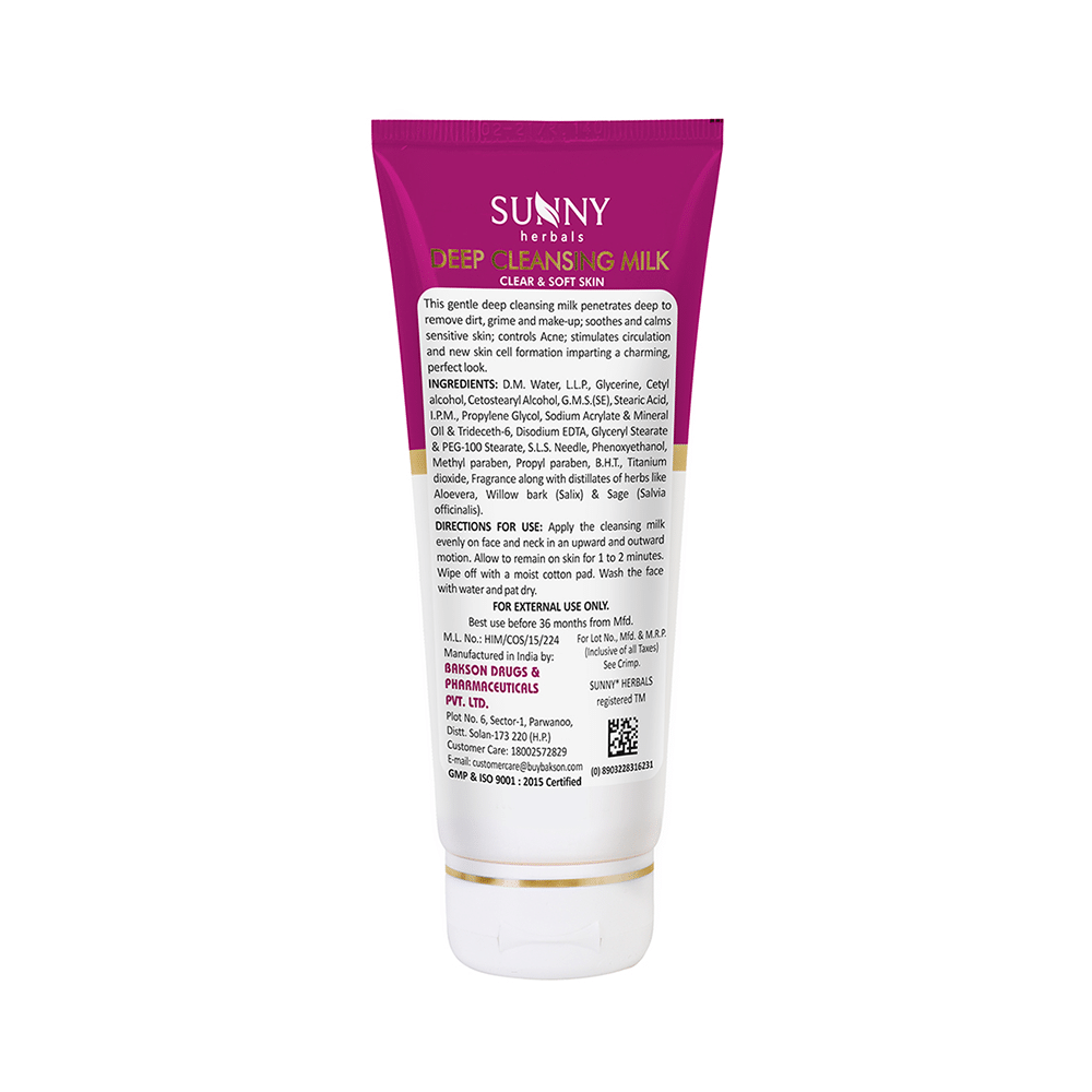 Sunny Herbals Deep Cleansing Milk - Image 2