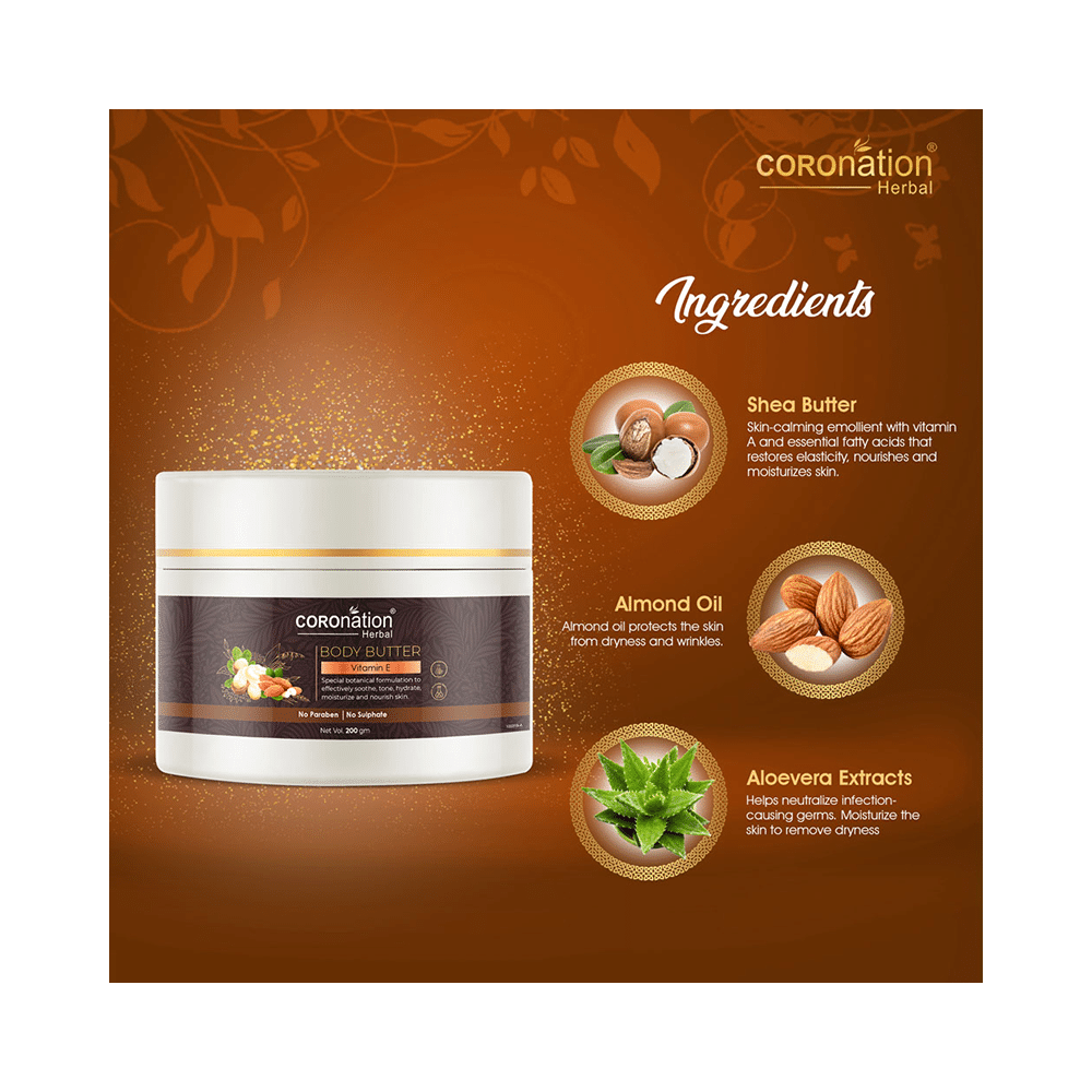Coronation Herbal Vitamin E Body Butter (200gm Each) - Image 2