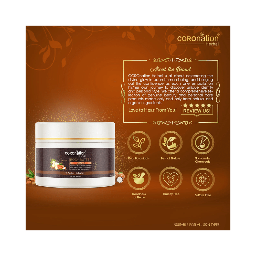 Coronation Herbal Vitamin E Body Butter (200gm Each) - Image 5
