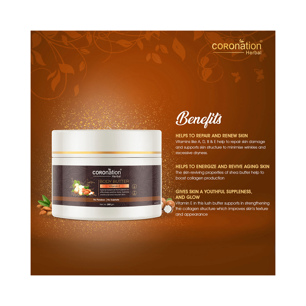 Coronation Herbal Vitamin E Body Butter (200gm Each) - Image 3