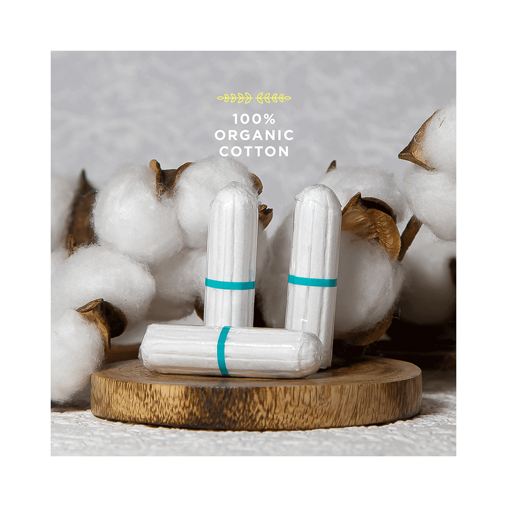 Pee Safe 100% Organic Cotton Biodegradable Tampons Super Plus - Image 7