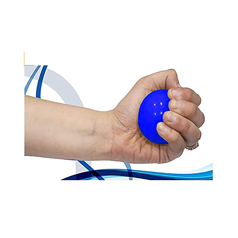 Onyxneo Neogel Silicon Exercise Ball For Hands Blue Hard - Image 4
