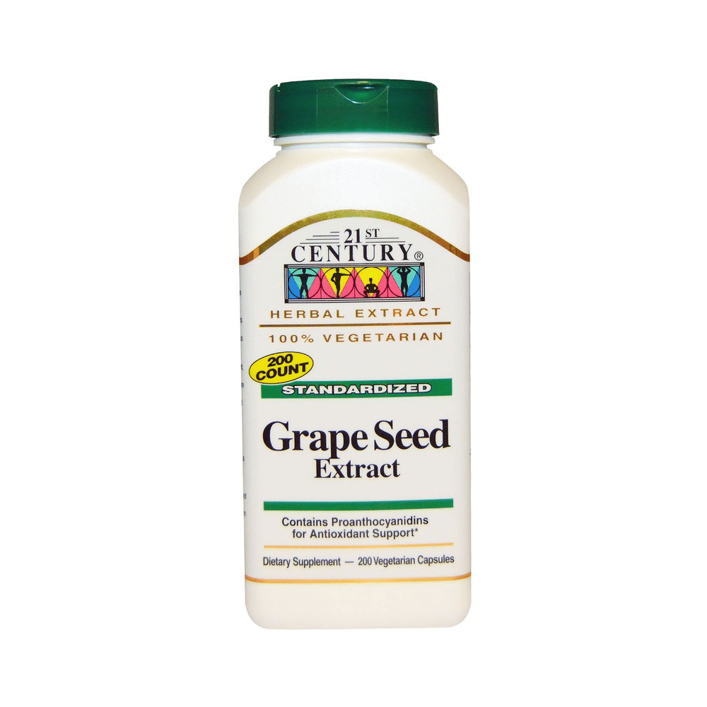 21st Century Grape Seed Extract Vegetarian Capsules - Image 1