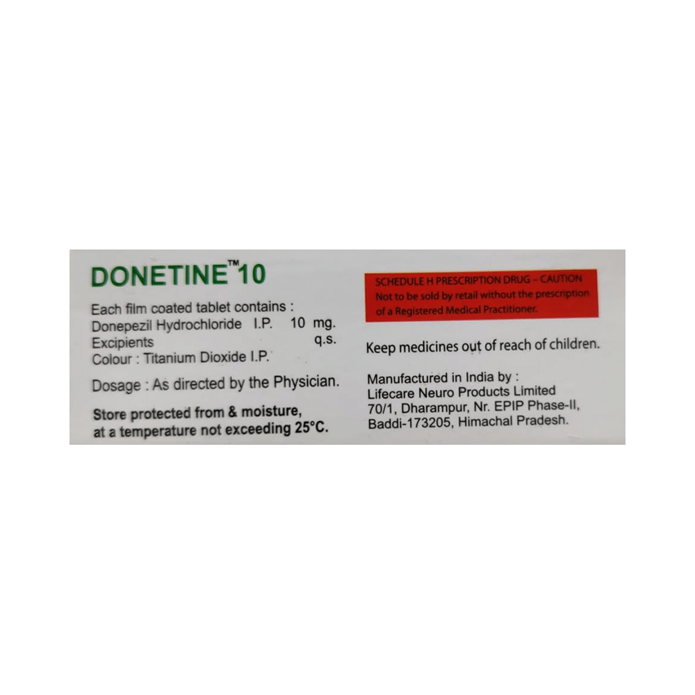 Donetine 10 Tablet - Image 2