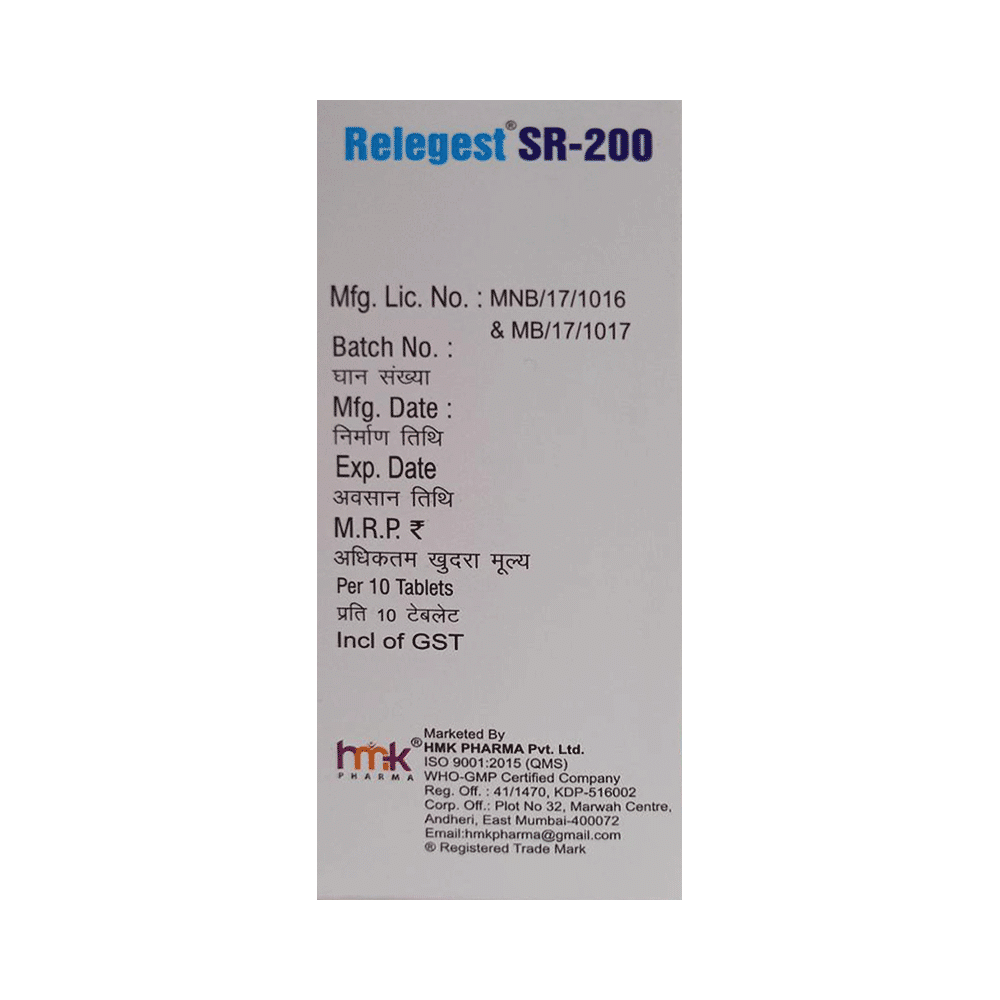 Relegest SR 200 Tablet - Image 3