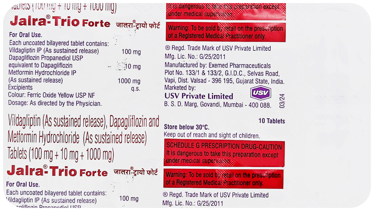 Jalra-Trio Forte Tablet SR - Image 1